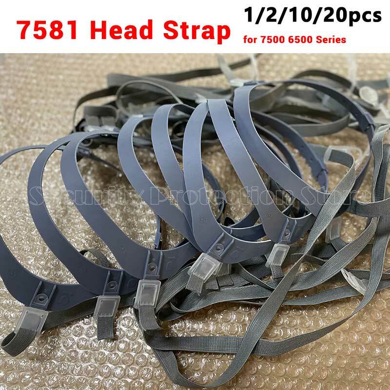 7500 6500 Series Aksesori perakitan Head Harness 7581 tali kepala pernapasan pengganti untuk 3M 7501 7502 7503 6501 6502 6503