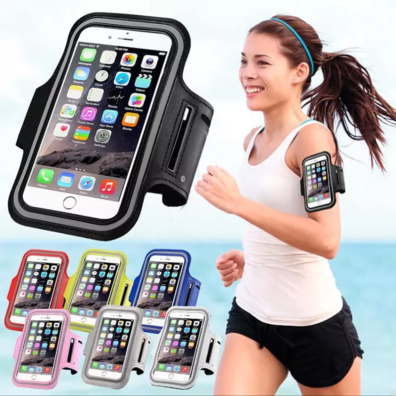 5-7 Zoll Handy Armband Outdoor Sport Smartphone Halter Fitness studio Laufen Telefon Tasche Armband Hüllen für Samsung für iPhone Halter