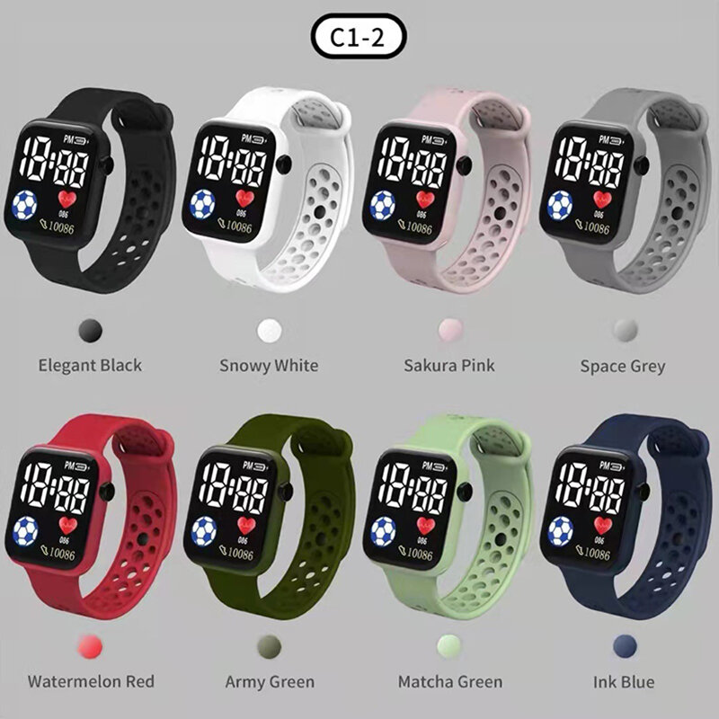 2023 cyfrowy zegarek LED dla dzieci chłopców sportowy zegarki wodoodporne dziewcząt silikonowy cyfrowy zegarek Casual Childrens Electronic Reloj