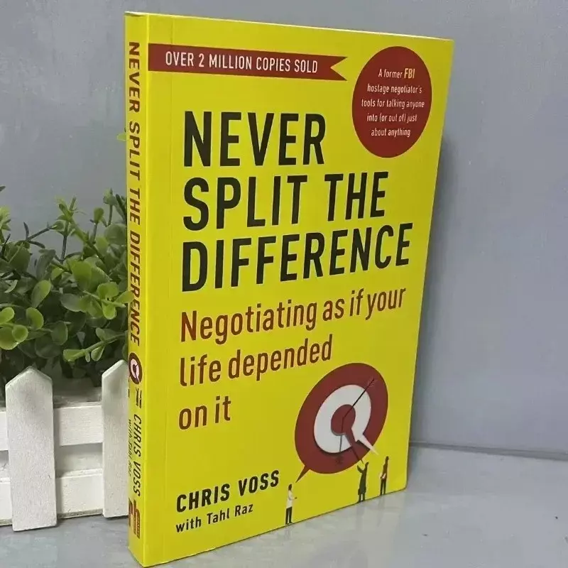 Never Split The Difference By Chris Voss Books In English for Adults Negotiations Emotional Intelligence New Listing