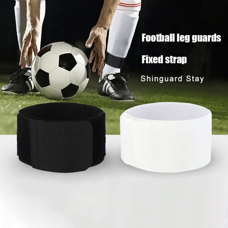 Ajustável Shin Guard fixo Bandage Tape, Futebol Shin Pads, evitar cair fora, Elastic Sports Bandage, Legwarmers Segurança