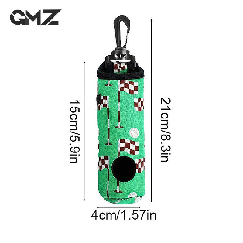 Portátil Pequeno Golf Ball Bag, Mini saco de cintura, Neoprene Bolsa com Swivel Cinto Clipe (Bola Não Incluído)