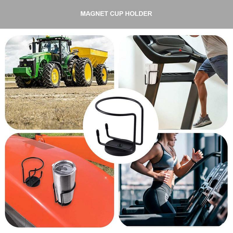 Portavasos magnético para Tractor, soporte magnético para bebidas, montaje en superficie, resistente al óxido, accesorio para coche