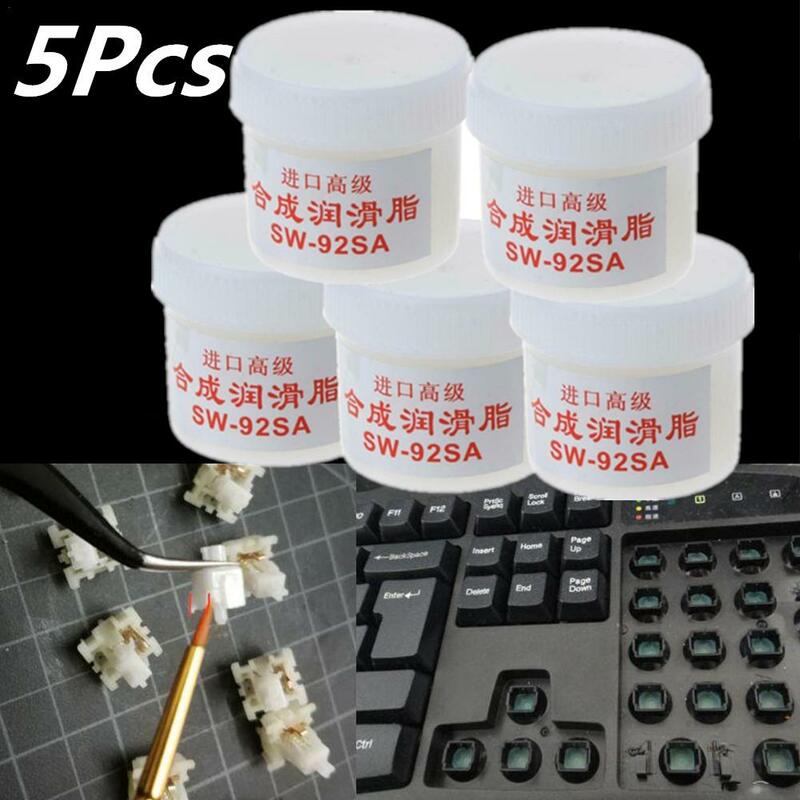 Grasso sintetico bianco olio lubrificante pellicola di fissaggio plastica tastiera Gear grasso cuscinetto stampanti lubrificanti accessori per cuscinetti