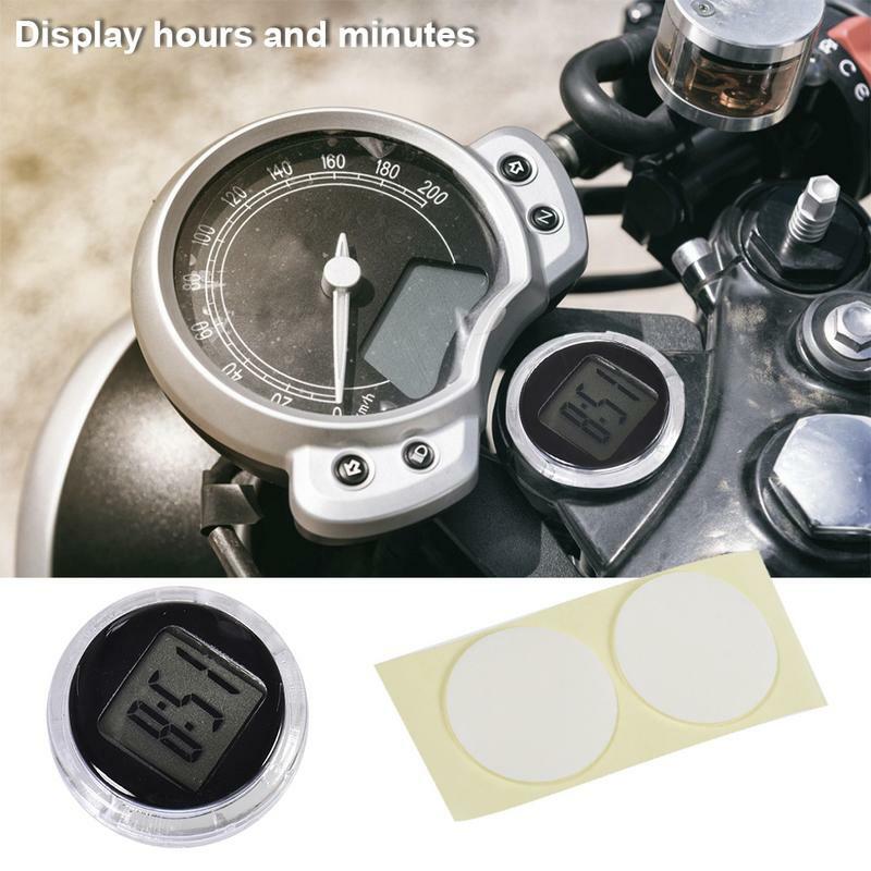 Orologio elettronico per moto orologio per veicoli elettrici per moto accessori per la modifica del tempo orologio elettronico impermeabile per cruscotto