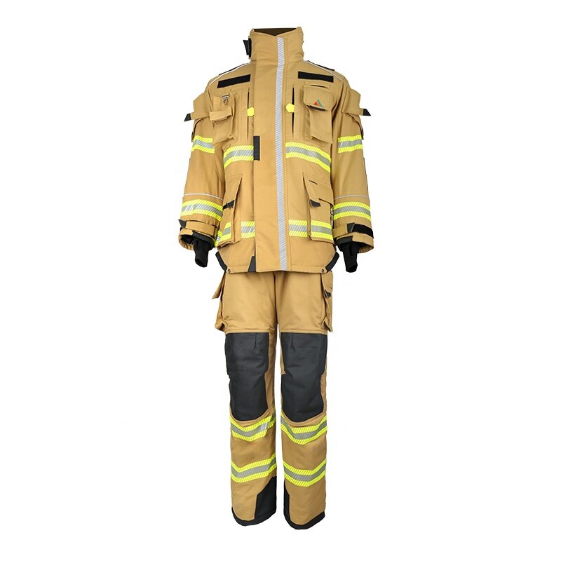 Nomex-combate a incêndios terno com engrenagem afluência, proteção pbi tecido, fábrica fornecimento, EN469