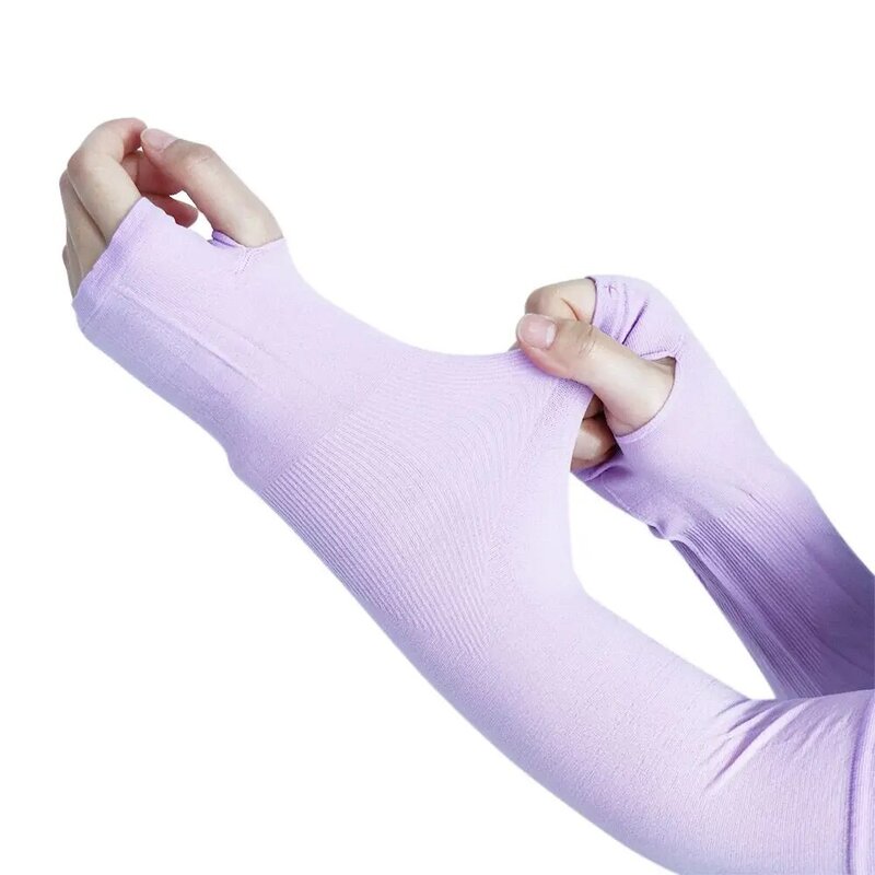 Gants anti-moustiques pour femmes, manches longues, demi-doigts, protection solaire UV, couverture des mains, protection solaire