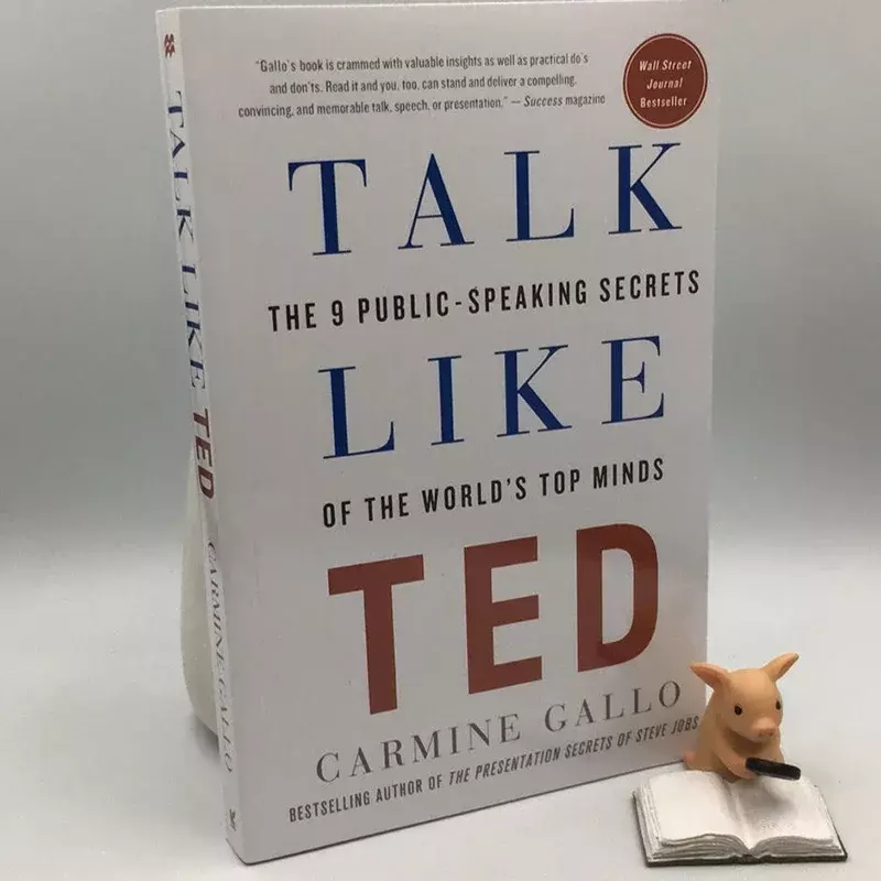 Mów jak w karminowym Gallo 9 tajemnic wystąpień publicznych elokwencja mowy samodoskonalenia angielska książka Libros Livros