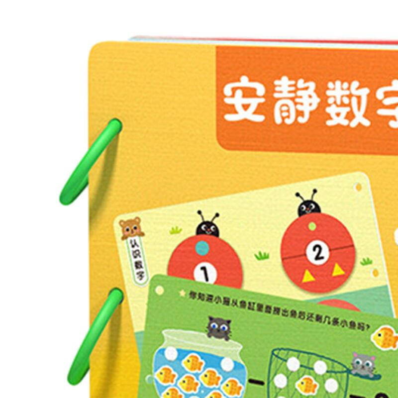 Sticker Boek Montessori Speelgoed Vroeg Leren Duurzaam Verlichting Leerpapier