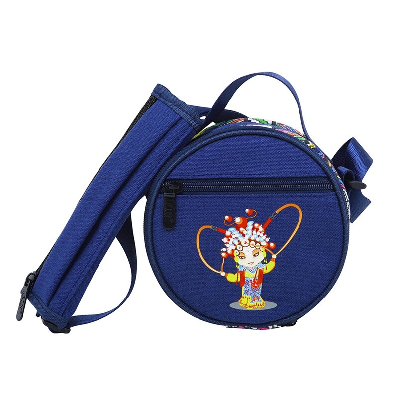 Steel Tongue Drum Bag para crianças, carregando bolsa de ombro, bolsa para Tongue Drum, Music Bag, presente para crianças, 16x16cm
