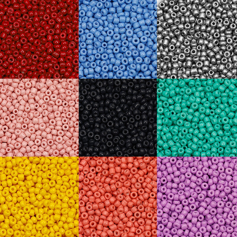 300/600Pcs 3/4mm Charm Glass Beads Czech Seed Beads Small Round Loose Beads for DIY Jewelry Making Earrings Bracelet Wholesale