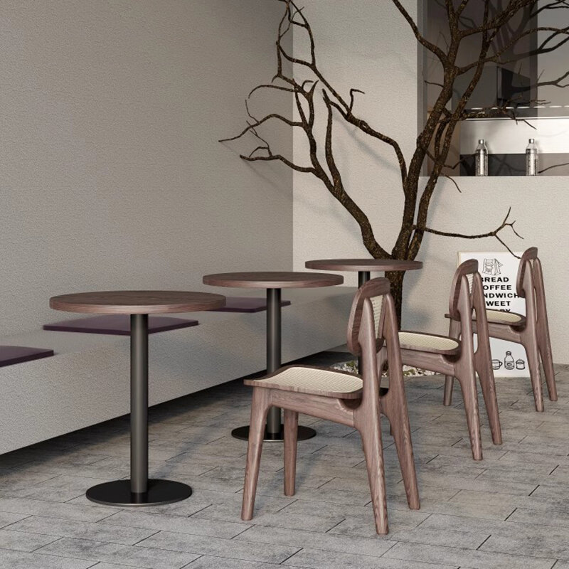 Tavolini da caffè di lusso nordici ristorante tavolini da caffè rotondi angolari minimalisti moderni mobili per Hotel di design