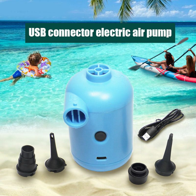 Electric Air Pump 2 In 1 Quick-Fill Inflator And Deflator Pump For Air Mattress Air Bed Swimming Ring Pool Inflator