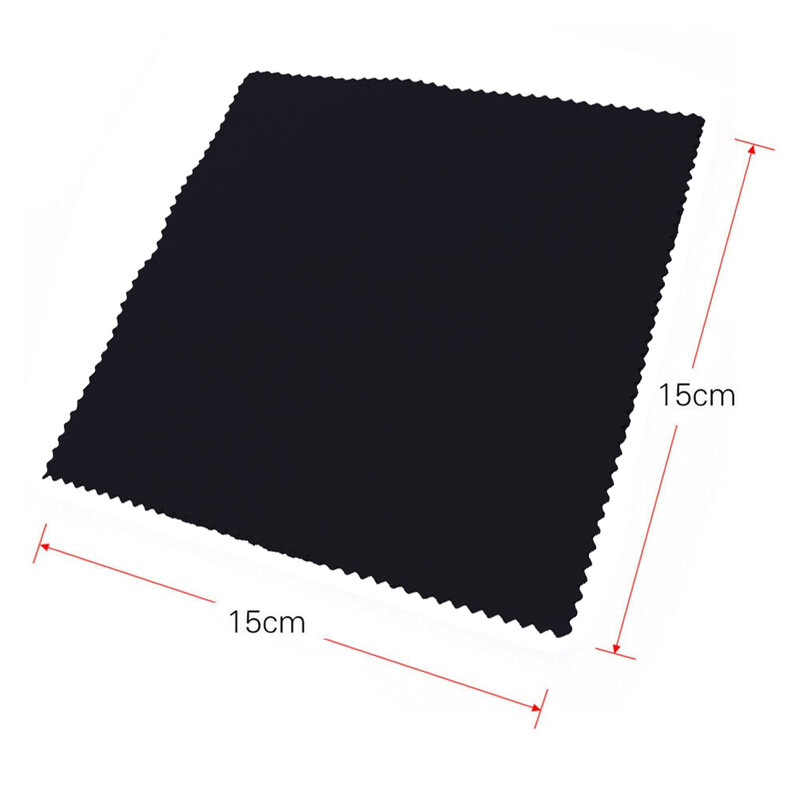 1pc Cleaning Cloth Wiping Polishing For Guitar Bass Violin Piano Black Instrument Microfiber Guitars Ukulele Bass Accessories