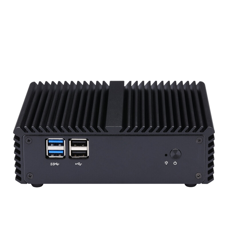 QOTOM крошечный ПК Q430S Q450S Core i3 i5 AES-NI GPIO WIFI 3G 4G 15 Вт низкая мощность 2 LAN безвентиляторный домашний/офисный/Внешний ПК