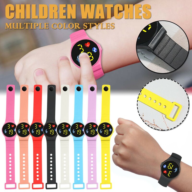 Children's Watch Suitable For Students' Outdoor Electronic Watches Screen Watch Display Time Month
