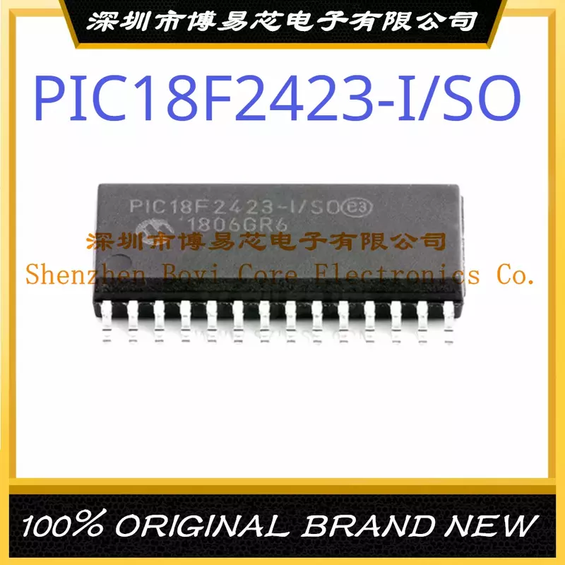 Paket PIC18F2423-I/SO SOIC-28 Chip IC pengontrol mikro asli baru
