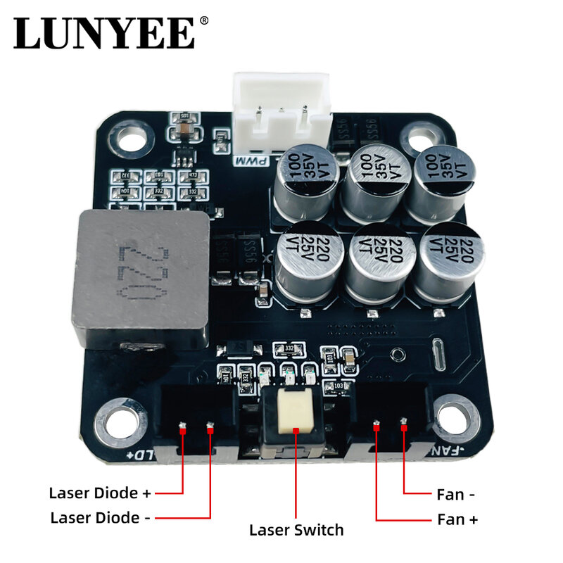 Controlador láser de 80W para grabado láser, cabezal de corte, módulo grabador, herramientas de trabajo de madera, accesorios