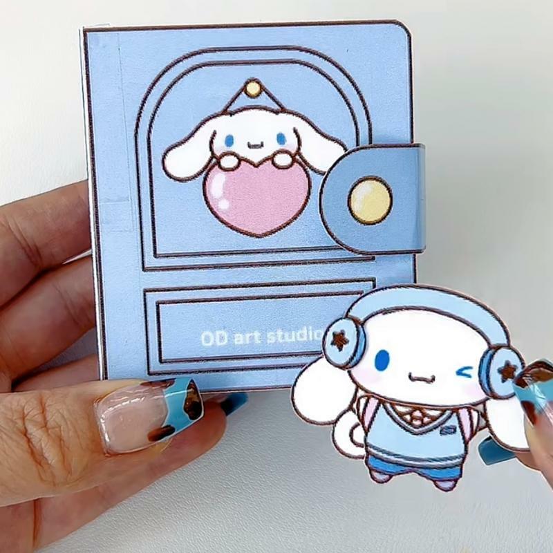 Sanrio Kawali Mijn Melodie Cinnamoroll Pochacco Pompompurin Sticker Games Rustig Boek Grappig Diy Anime Meisjes Cadeau Speelgoed Voor Kinderen