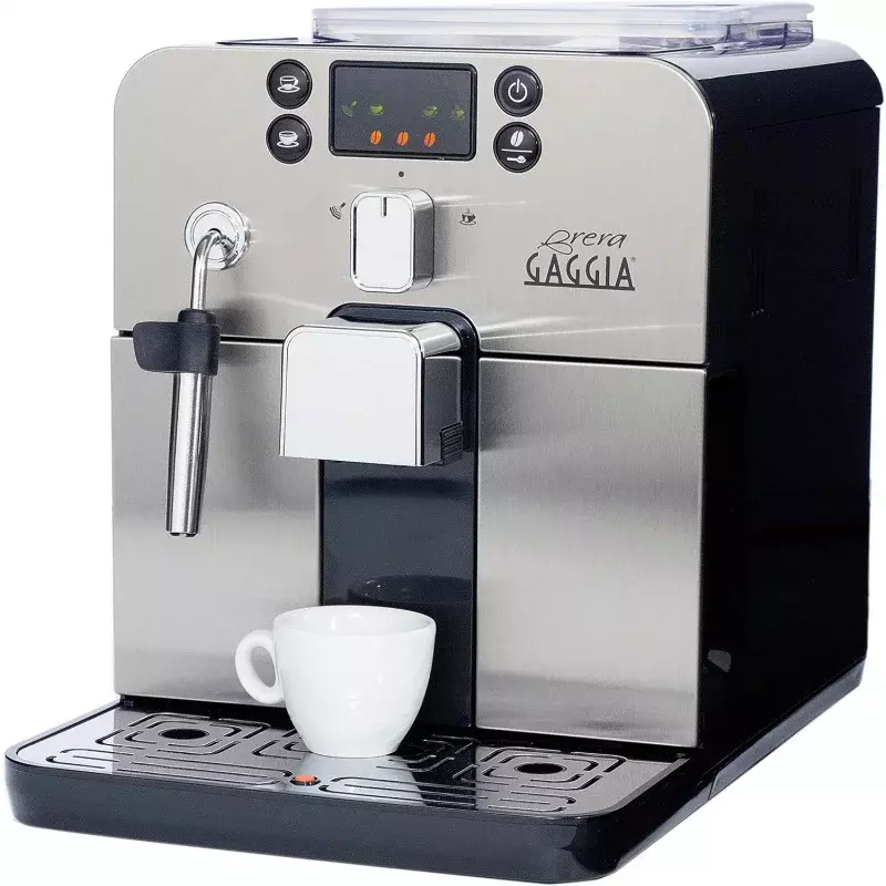 Máquina Espresso Super Automática Gaggia Brera, Pequena, Preta, 40 floz
