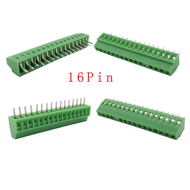 5/10pcs KF128 2.54mm PCB Mini Screw Terminal Blocks Connector for Wires KF128-2.54 2P 3P 4P 5P 6P 7P 8P 9P 10P 12P 16P Terminal