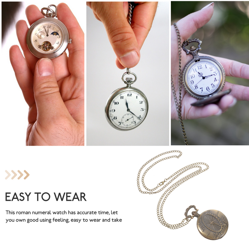 Карманные часы в стиле ретро для мужчин и женщин, винтажные карманные часы, маленькие карманные часы для пожилых людей