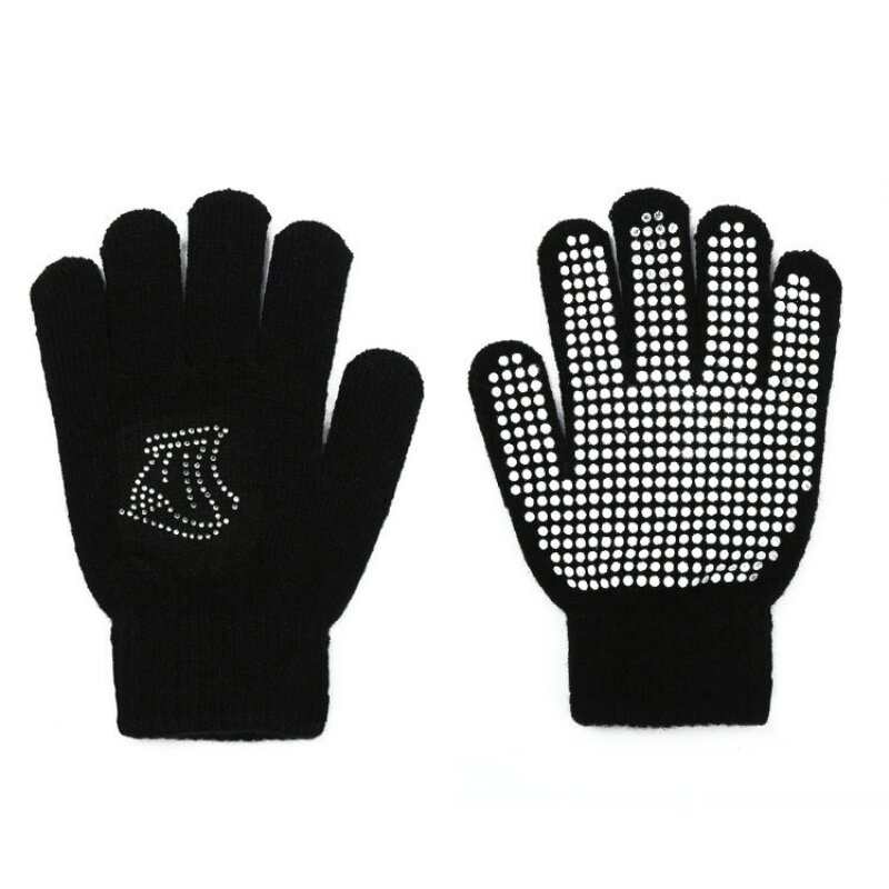 1 Pair Children Gloves Non-slip Rubber Winter Warm Stretch Gloves Boys Girls Sport Ski Cycling Fishing Slip Knit Gloves