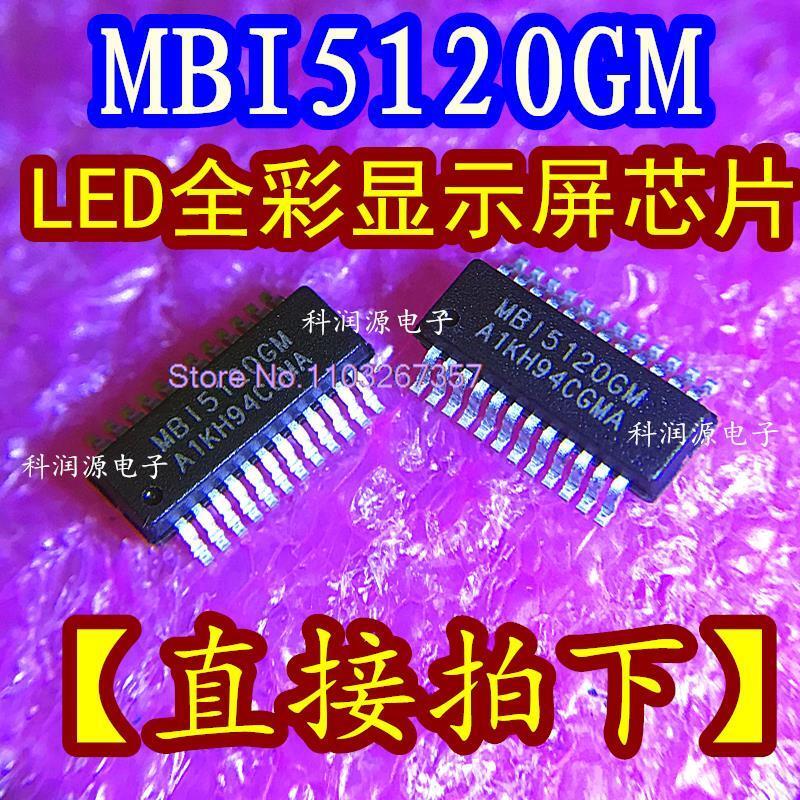 MBI5120GM MB15120GM MSSOP24 /LEDIC, 20 pièces/uno
