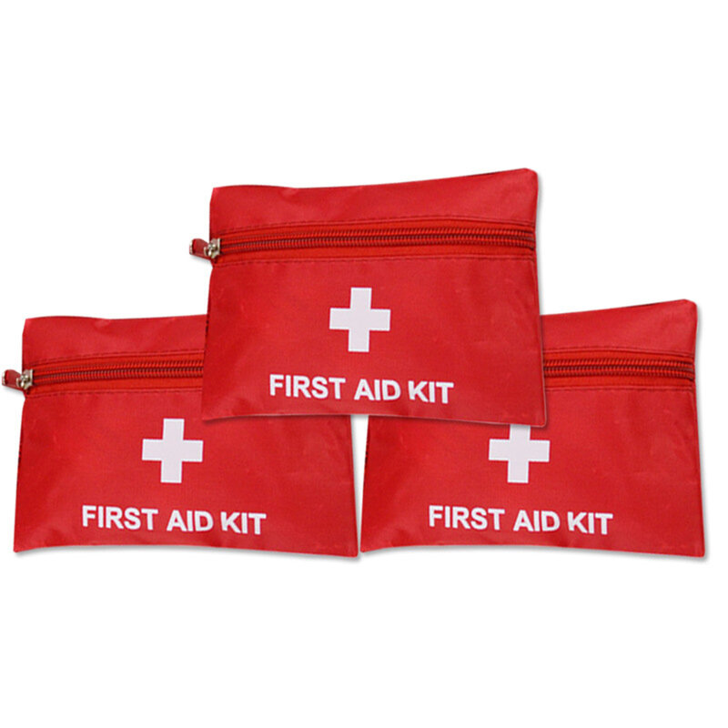 Tas Kit pertolongan pertama portabel, tahan air, casing Kit darurat hanya untuk luar ruangan, berkemah, perjalanan, memancing, perawatan medis darurat