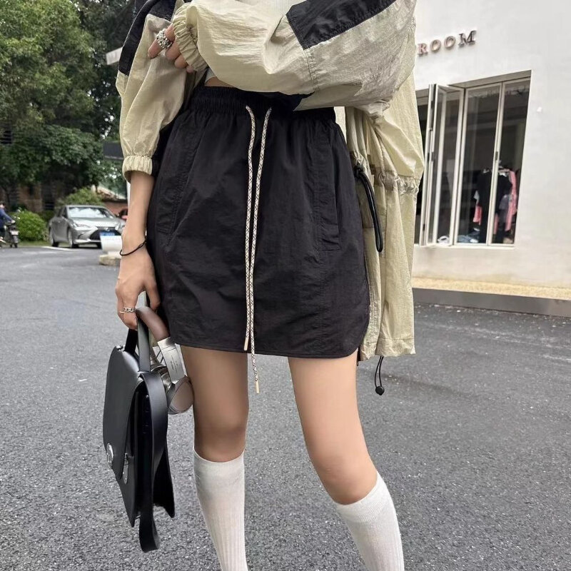 Deeptown-Mini Jupe Cargo Vintage pour Femme, Streetwear, Y2k, dehors, Mode, Sexy, Décontractée, Style Safari, Ligne A, Courte, Été