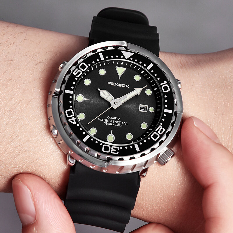 LIGE męskie zegarki 50M wodoodporny Top marka luksusowa moda biznesowa mężczyzna zegarek kwarcowy Sport Luminous data zegary zegarek dla mężczyzn