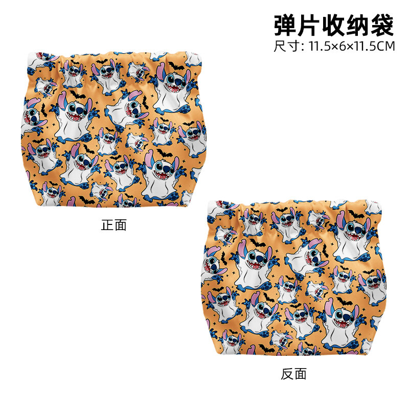 Disney Lilo Stitch Halloween T8840 teczki Anime portmonetka kreskówka kosmetyczka casualowe portmonetki pudełko na karty torebka prezent