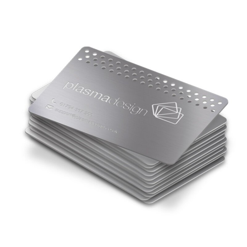 Custom Company Professional Manager Metal Stainless Steel Business Card
