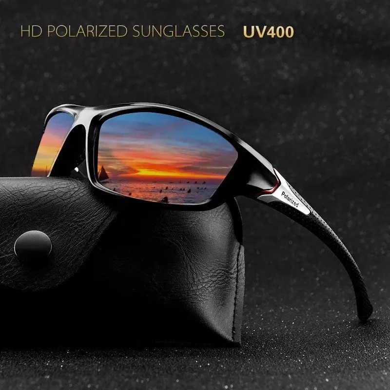 Óculos de sol polarizados para homens e mulheres, óculos de sol masculinos, óculos clássicos para caminhadas e pesca, UV400, 2022