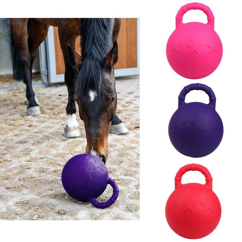 Heavy Duty Horse Chew Ball Rubber Equine Solid Game Ball 25/28cm Play Toys Fruit Scented for Horse Toy Game Ball Pet Joy Fun