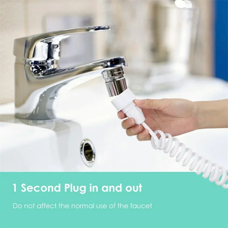 Portátil Dental Água Flosser Faucet, Irrigador Oral, Limpeza dos dentes, Máquina de lavar a boca, Fio, Jato de água