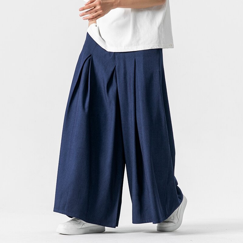 Celana kaki lebar pria Vintage, celana Jogging kasual Harajuku ukuran besar longgar untuk pria wanita