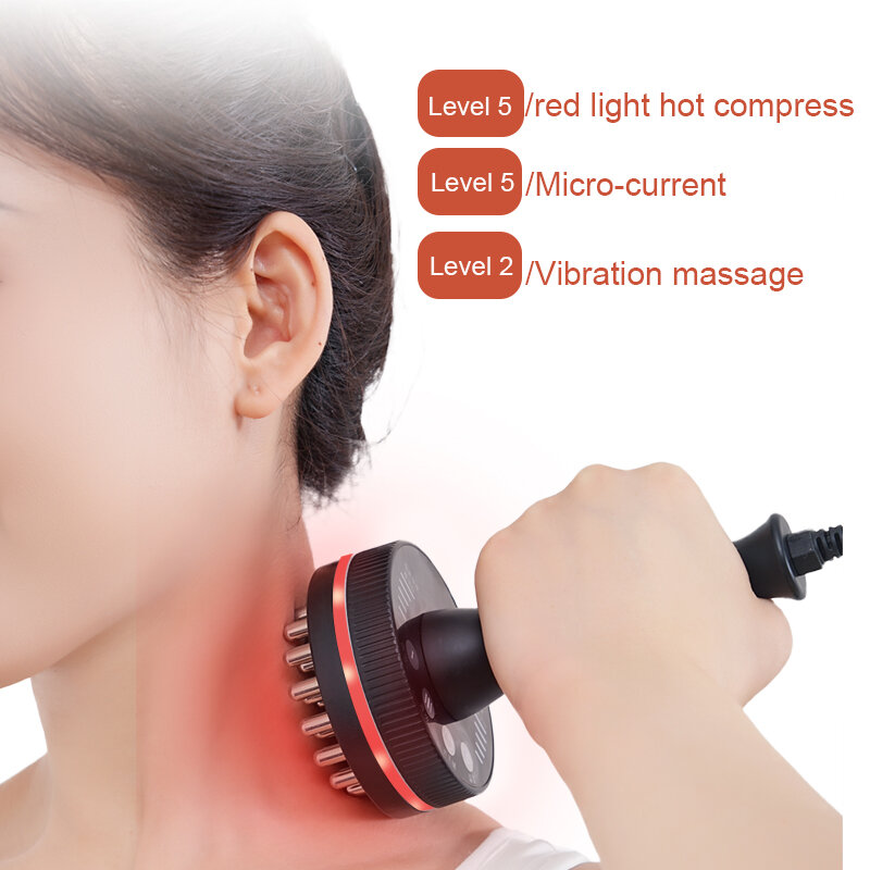 Gesundheit Bagger Meridian Massage bürste Entgiftung warme Moxibustion Mikros trom Abnehmen Massage gerät Infrarot Rotlicht heiße Kompresse