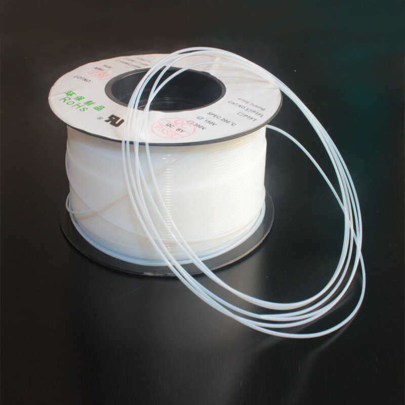 DeliTube-Filament haute température, pièce d'imprimante 3D, tuyau J-head, ID 0.3 0.8 1 1.2 1.5 1.6 1.8 2 2.5 3mm, 1-5m