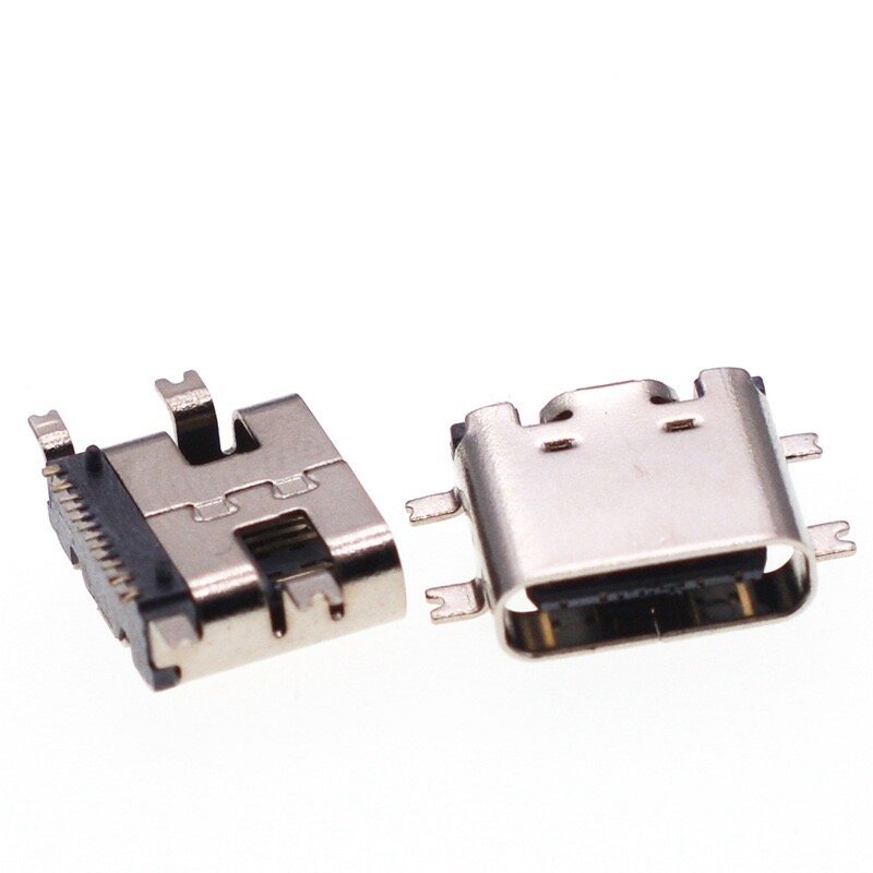 Micro USB 3.1 Conector Fêmea Soquete, Tipo C, 16Pin, SMD para PCB Design, DIY, alta corrente Porta de carregamento, transferir dados