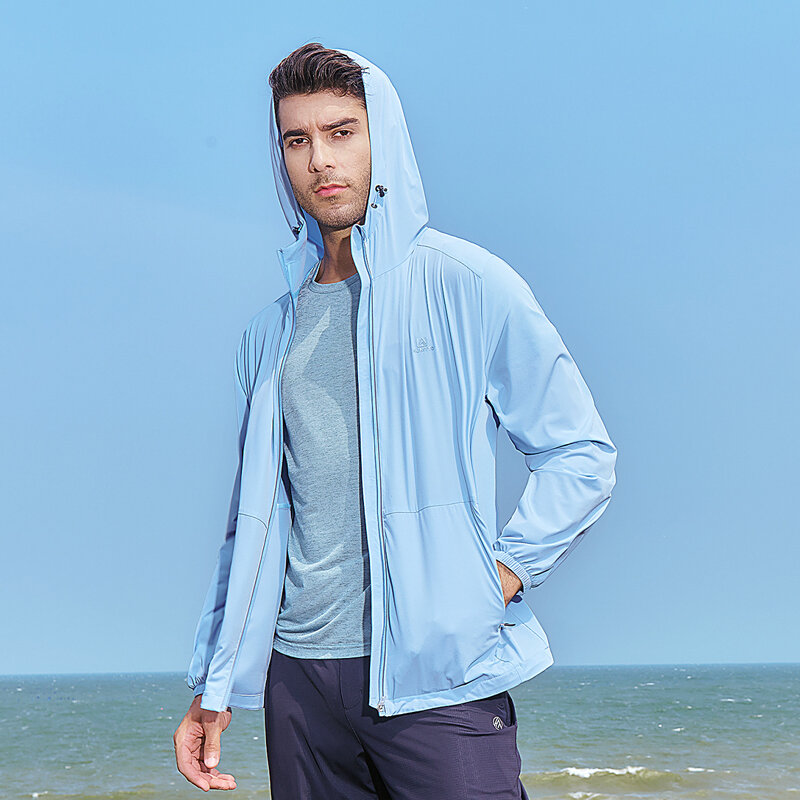 HUMTTO Summer Running Protective Clothing Quick Dry Windproof Sportswear Men Breathable Waterproof Sports Gym Training Jacket