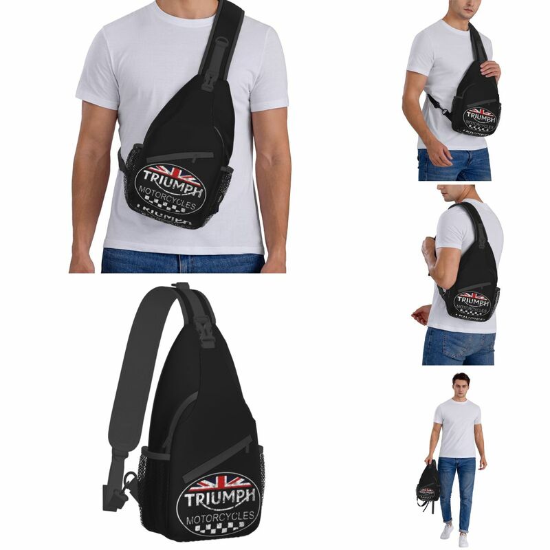 TRIUMPHS-Unisex Motorcycle Waist Bag, Street Belt Bag, Acessórios