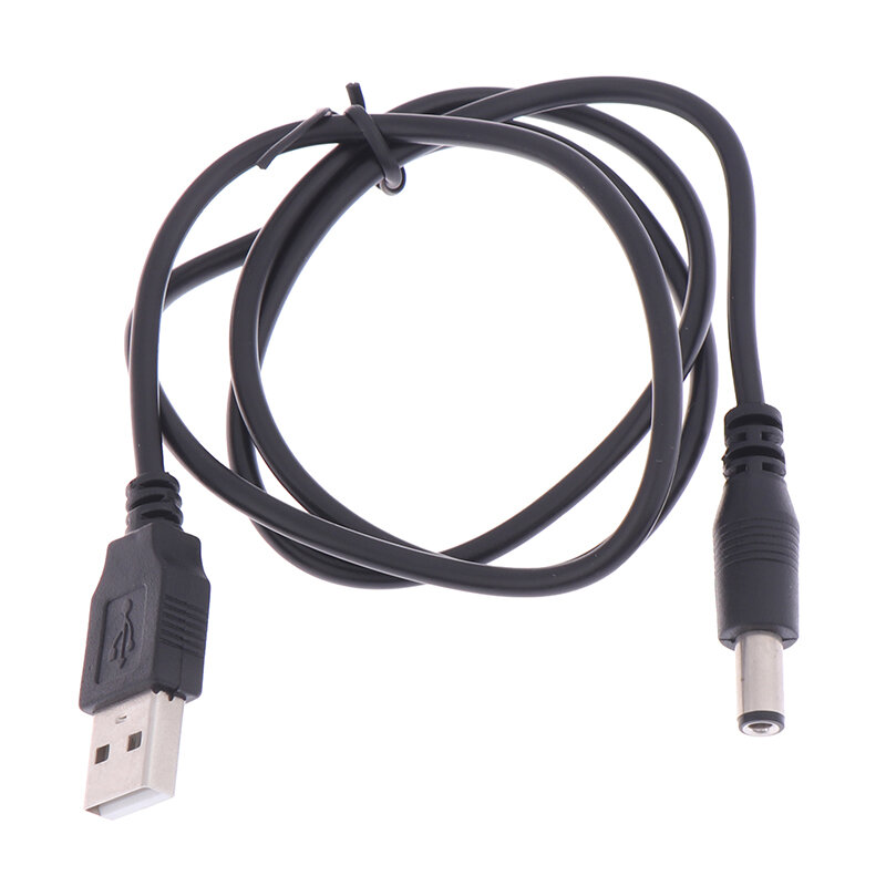 Cable de alimentación de cargador USB a DC, Conector de enchufe de 5,5mm, Cable de alimentación USB para reproductor MP3/MP4