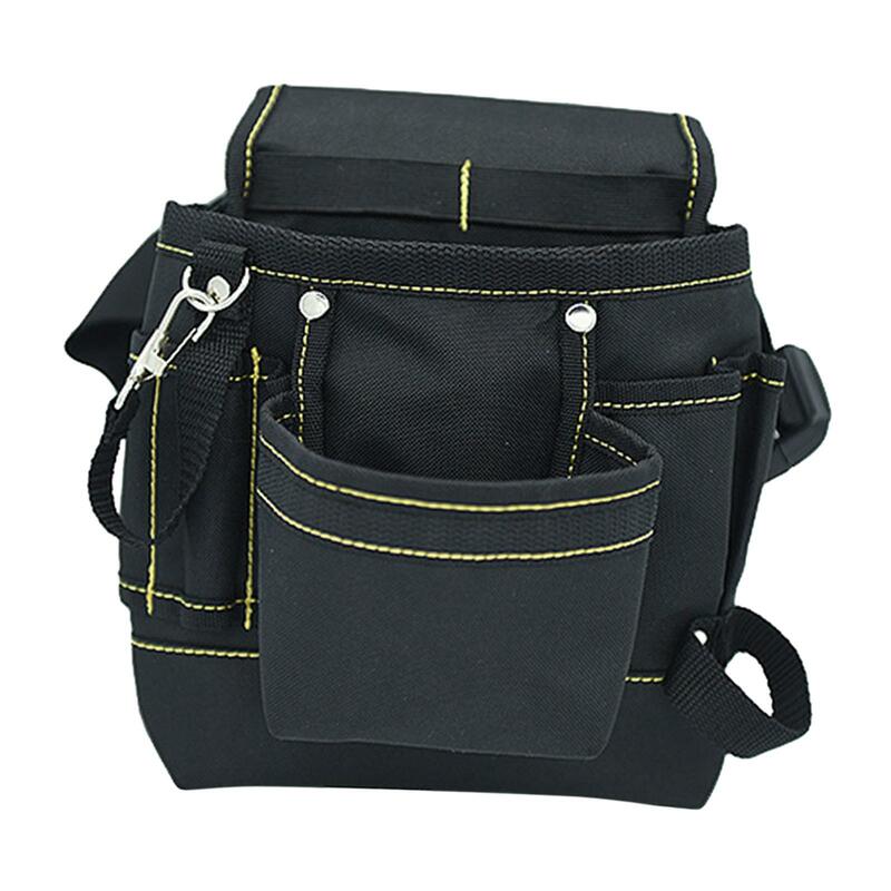 Electrician Waist Tool Bag Waist Pocket Portable Wear Resistan Widely Used Oxford Cloth Thickened for Home Electrician Worker