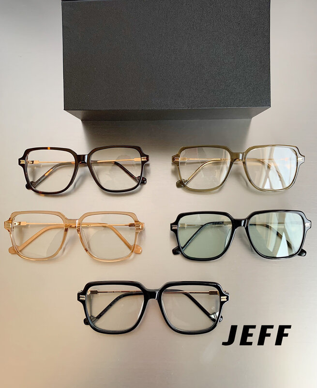 2024 New GENTLE JEFF Sunglasses Korea Brand Design GM Women Men Anti blue light Glasses UV400 Protection