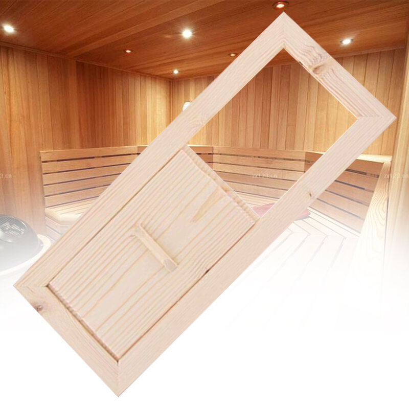 Sauna Air Vent Smooth Steam Room Shutter Window scorrevole bagno pratico griglia in legno di cedro ventilazione bagno estivo facile da installare