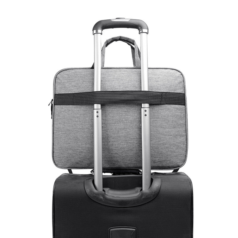 กระเป๋าแล็ปท็อปสะพายไหล่ข้างเดียวขนาด15.6นิ้วสำหรับธุรกิจ