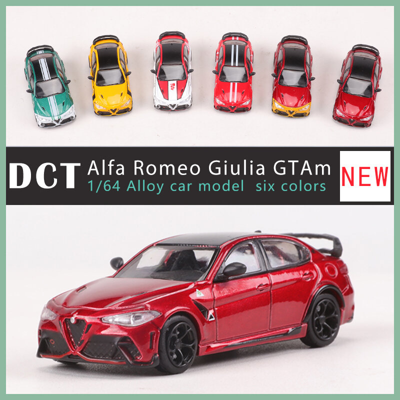 DCT 1:64 Alfa Romeo Giulia GTAm Alloy Model Car