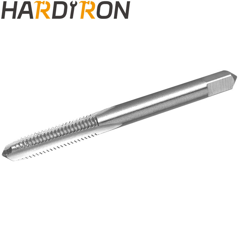 Grifo de rosca de máquina Hardiron M0.8X0.2, mano derecha, HSS M0.8 x 0,2, grifos rectos estriados