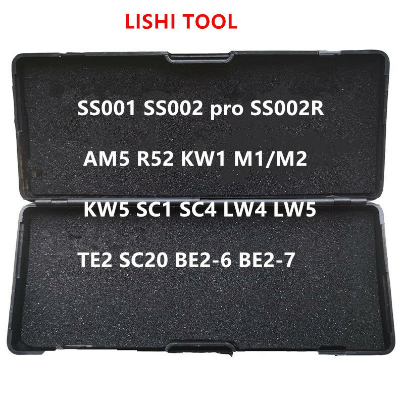 Lishi Tool Ss001 Ss002 Pro Ss002r Am5 R52 Kw1 M1/M2 Sc20 Te2 Kw5 Sc1 Sc4 Lw4 Lw5 BE2-6 BE2-7 Reparatie Tool Voor Lishi